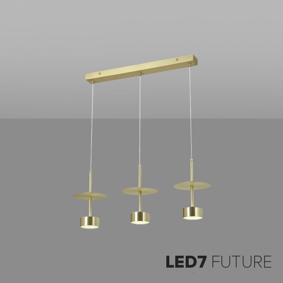 Loft Industry Modern - Brass Rain